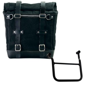 Scram Packtasche aus Segeltuch 22L-30L + Honda Transalp 750 (ab 2023) Rahmen Links