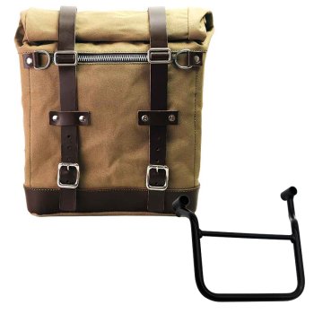 Scram Packtasche aus Segeltuch 22L-30L + Honda Transalp 750 (ab 2023) Rahmen Links
