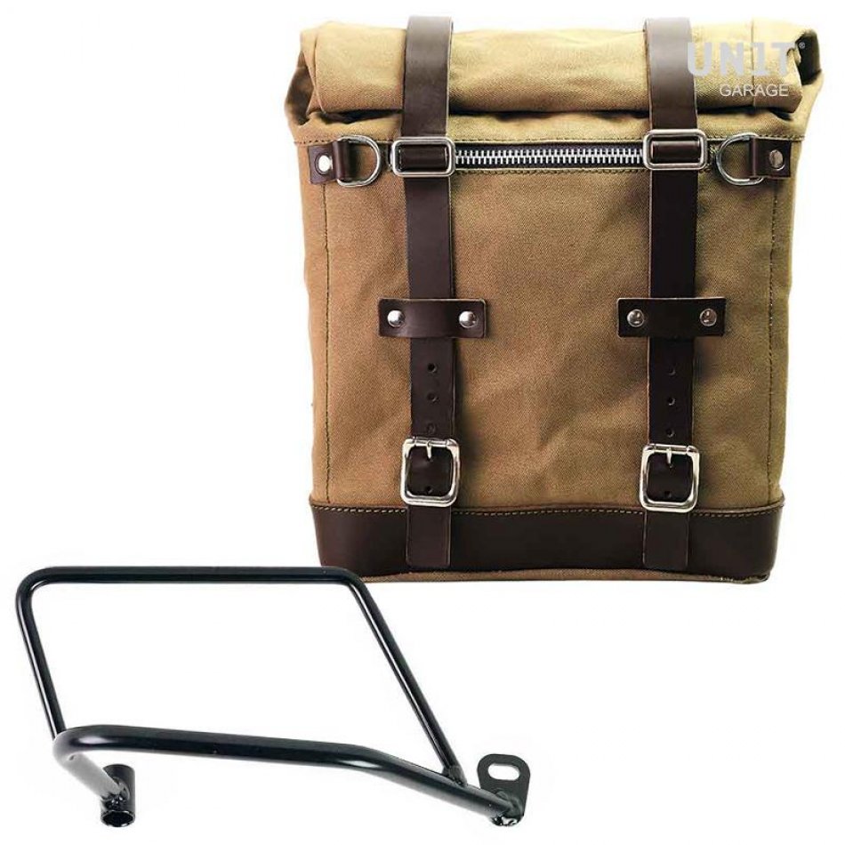 Scram Seitenkoffer aus Canvas 22L-30L + Rechter Rahmen Kawasaki Z900RS