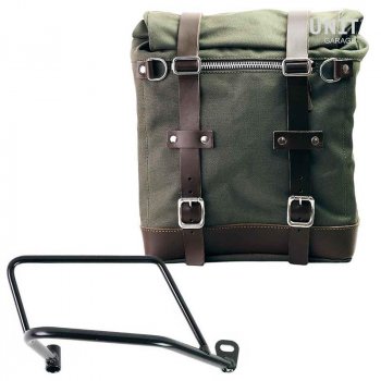 Scram Seitenkoffer aus Canvas 22L-30L + Rechter Rahmen Kawasaki Z900RS