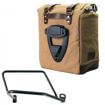 Scram Seitenkoffer aus Canvas 22L-30L + Rechter Rahmen Kawasaki Z900RS