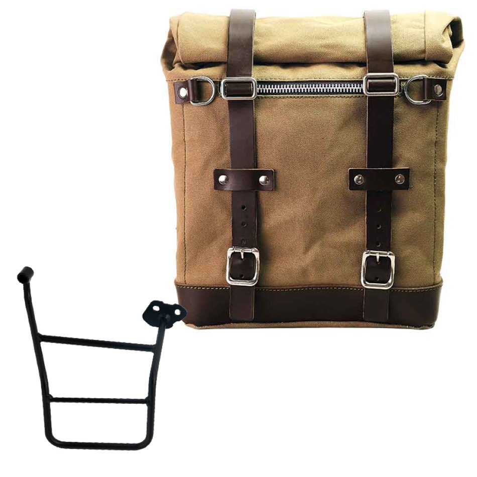 Scram Packtasche aus Segeltuch 22L-30L + KTM 1290/1390 Super Adventure S-R rechter Rahmen
