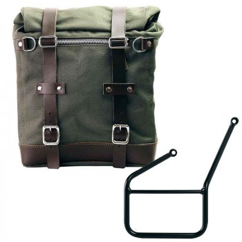 Seitentasche Canvas + linker KTM-Hilfsrahmen