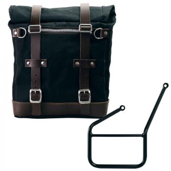 Seitentasche Canvas + linker KTM-Hilfsrahmen