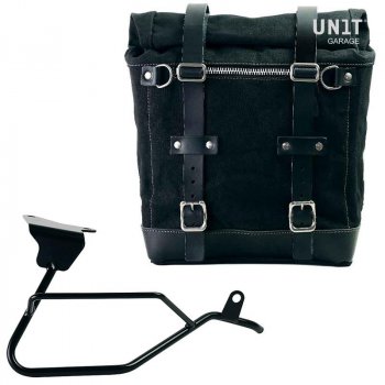 Scram Packtasche aus Segeltuch 22L-30L + Moto Guzzi V100 Mandello rechter Rahmen