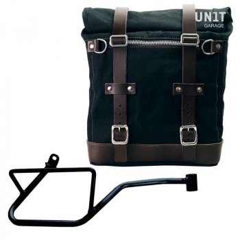 Scram Packtasche aus Segeltuch 22L-30L + Moto Guzzi V7 EURO5 PLUS (ab 2025) Rahmen Rechts