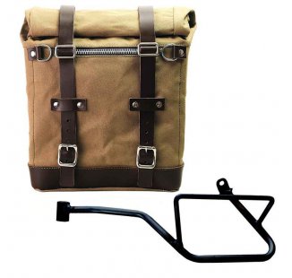 Scram Packtasche aus Segeltuch 22L-30L + Moto Guzzi V7 EURO5 PLUS (ab 2025) Rahmen Links