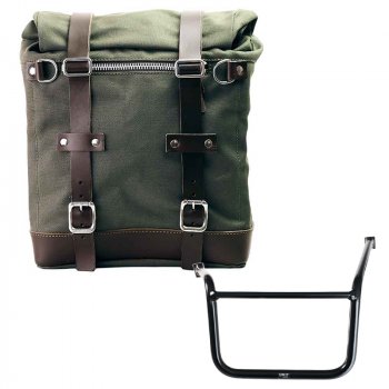 Scram Packtasche aus Segeltuch 22L-30L + Moto Guzzi V85 TT (ab 2024) Rahmen links