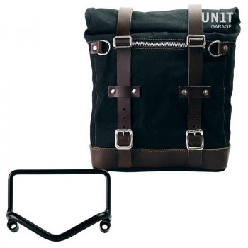 22L-30L Scram Seitentasche aus Segeltuch + R18 Rahmen für Fishtail-Auspuff