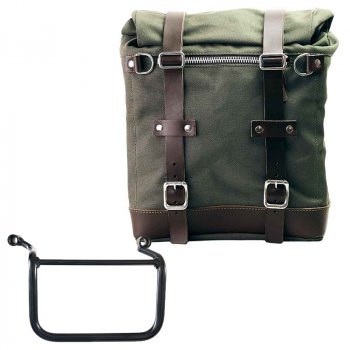 Scram Packtasche aus Segeltuch 22L-30L + Royal Enfield Himalayan 450 (ab 2024), rechter Rahmen