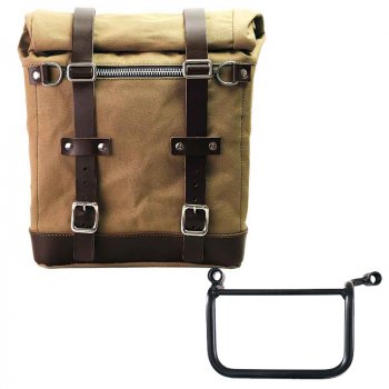 Scram Packtasche aus Segeltuch 22L-30L + Royal Enfield Himalayan 450 (ab 2024), Rahmen links