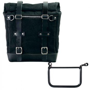 Scram Packtasche aus Segeltuch 22L-30L + Royal Enfield Himalayan 450 (ab 2024), Rahmen links