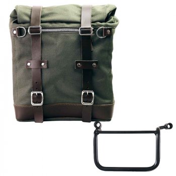 Scram Packtasche aus Segeltuch 22L-30L + Royal Enfield Himalayan 450 (ab 2024), Rahmen links