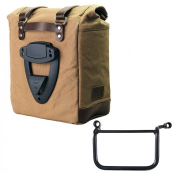 Scram Packtasche aus Segeltuch 22L-30L + Royal Enfield Himalayan 450 (ab 2024), Rahmen links