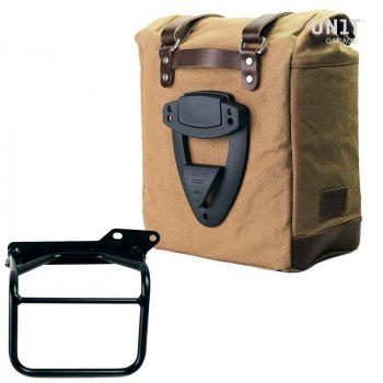 Scram Packtasche aus Segeltuch 22L-30L + Royal Enfield Himalayan Rahmen, Scram 411 rechts