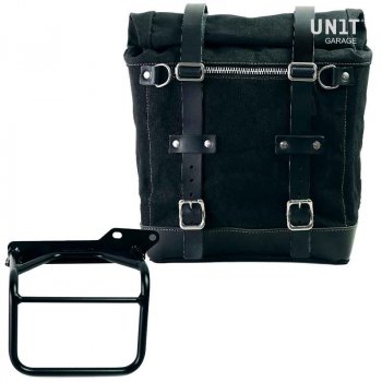 Scram Packtasche aus Segeltuch 22L-30L + Royal Enfield Himalayan Rahmen, Scram 411 rechts