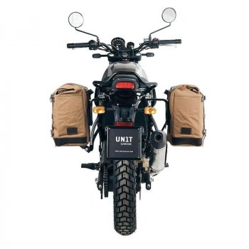 Scram Packtasche aus Segeltuch 22L-30L + Royal Enfield Himalayan Rahmen, Scram 411 rechts