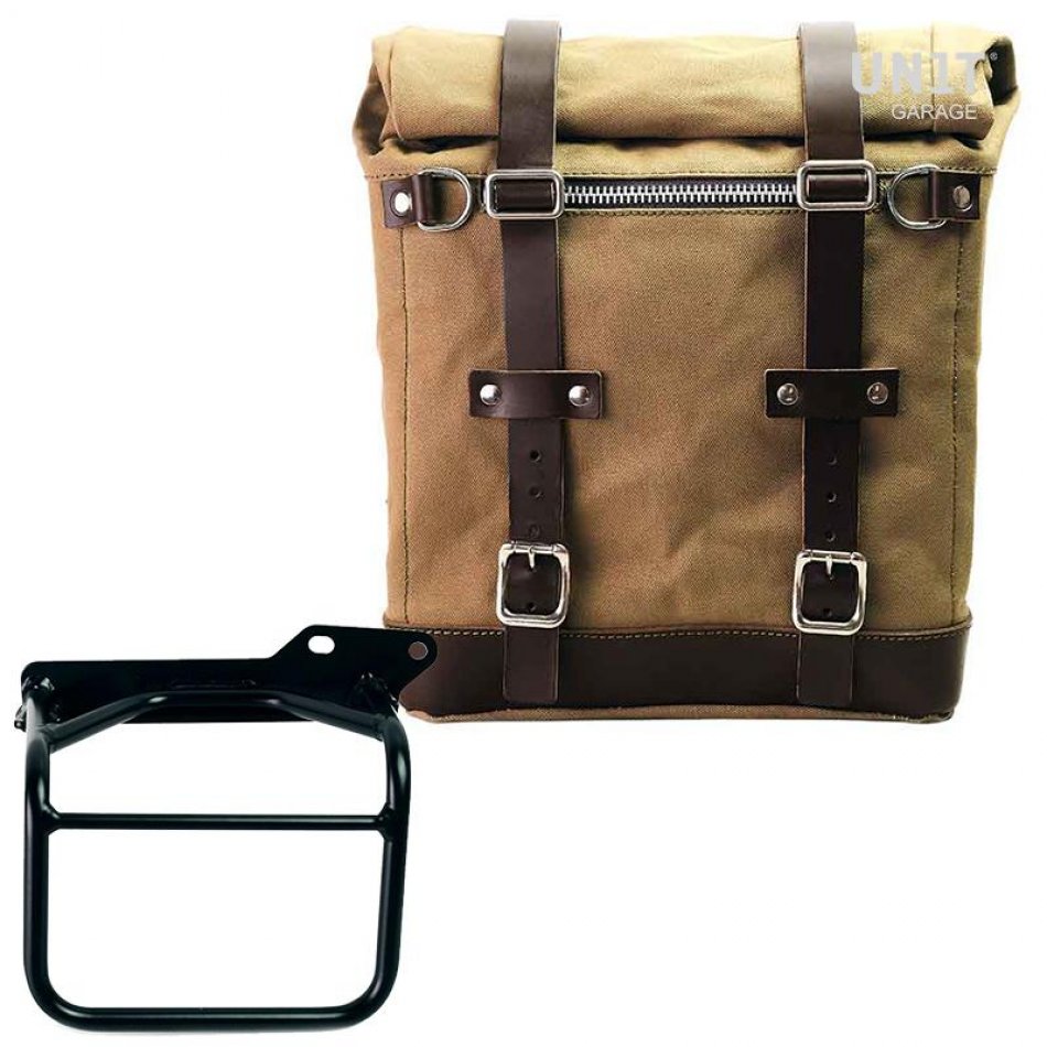 Scram Packtasche aus Segeltuch 22L-30L + Royal Enfield Himalayan Rahmen, Scram 411 rechts