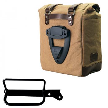 Scram Packtasche aus Segeltuch 22L-30L + Royal Enfield Hunter 350 Rechter Rahmen