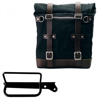 Scram Packtasche aus Segeltuch 22L-30L + Royal Enfield Hunter 350 Rechter Rahmen