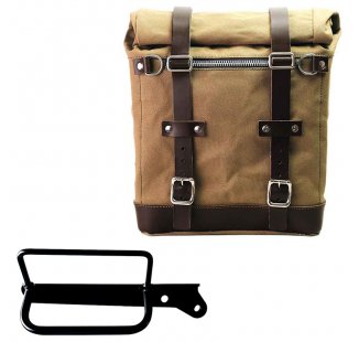 Scram Packtasche aus Segeltuch 22L-30L + Royal Enfield Hunter 350 Rechter Rahmen