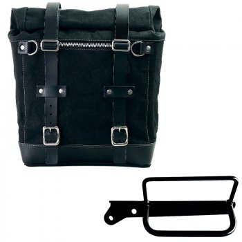 Scram Packtasche aus Segeltuch 22L-30L + Royal Enfield Hunter 350 Linker Rahmen