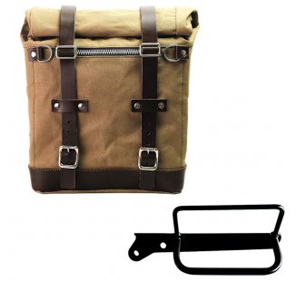 Scram Packtasche aus Segeltuch 22L-30L + Royal Enfield Hunter 350 Linker Rahmen