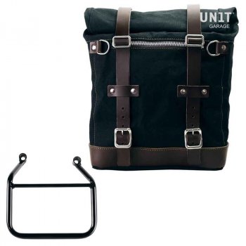 Scram Packtasche aus Segeltuch 22L-30L + Thriumph Speed 400 & Scrambler 400 X Rahmen rechts (Nur kompatibel mit unserem niedrigen Abgascode: 4206Low)