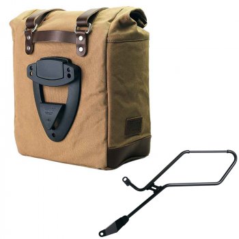 Scram Packtasche aus Segeltuch 22L-30L + Triumph Bonneville Bobber Linker Rahmen