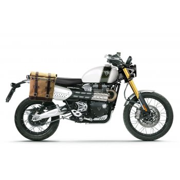 Scram Packtasche aus Segeltuch 22L-30L + Rechter Hilfsrahmen Triumph Scrambler 1200 XC_XE (ab 2019)
