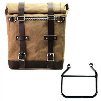 Scram Packtasche aus Segeltuch 22L-30L + Triumph Speed 400 & Scrambler 400 X Rahmen links