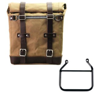 Scram Packtasche aus Segeltuch 22L-30L + Triumph Speed 400 & Scrambler 400 X Rahmen links