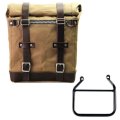 Scram Canvas Seitentasche 22L-30L + Triumph Tracker 400 linker Rahmen