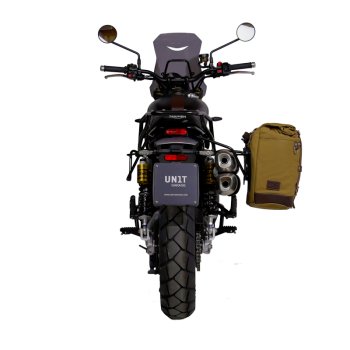 Scram Packtasche aus Segeltuch 22L-30L + Triumph Street Scrambler 900 (ab 2026) Rechter Rahmen