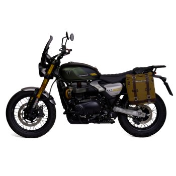 Scram Packtasche aus Segeltuch 22L-30L + Triumph Street Scrambler 900 (ab 2026) Linker Rahmen