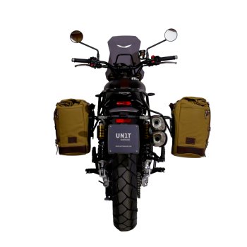 Scram Packtasche aus Segeltuch 22L-30L + Triumph Street Scrambler 900 (ab 2026) Linker Rahmen