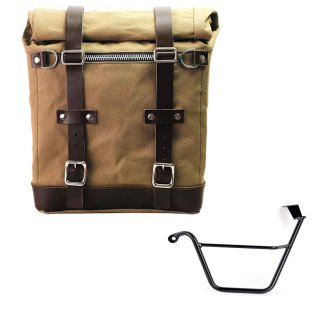 Scram Packtasche aus Segeltuch 22L-30L + Triumph Street Scrambler 900 (ab 2026) Linker Rahmen