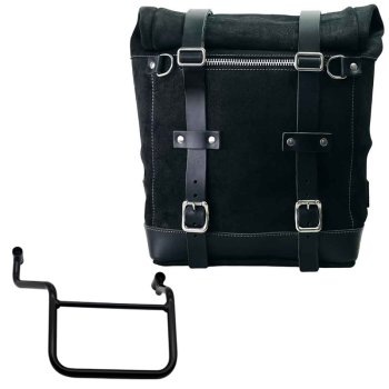 Seitentasche Scram aus Spaltleder 22L-30L + Honda Transalp 750 (ab 2023) Rechter Rahmen