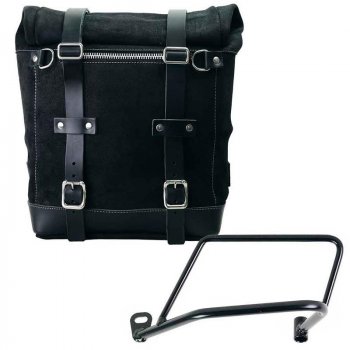 22L-30L Scram Split Leather Seitentasche + Kawasaki Z900RS linker Rahmen