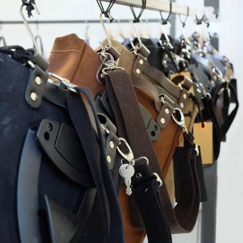 Spalttasche aus Leder