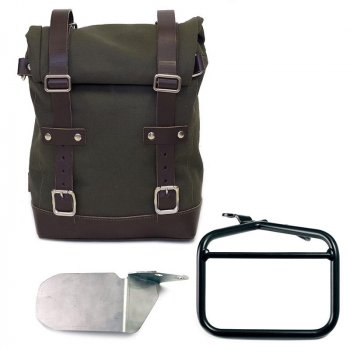 Seitentasche Canvas + rechter Hilfsrahmen Ducati Scrambler