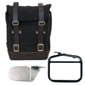 Seitentasche Canvas + rechter Hilfsrahmen Ducati Scrambler
