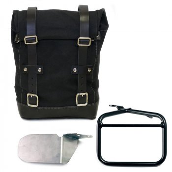 Seitentasche Canvas + rechter Hilfsrahmen Ducati Scrambler