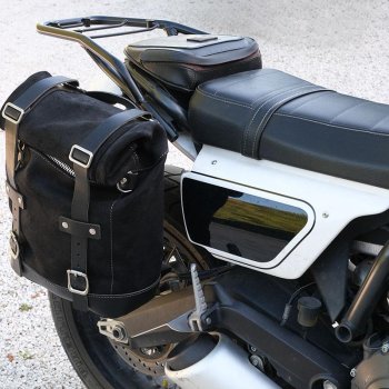 Seitentasche Canvas + rechter Hilfsrahmen Ducati Scrambler