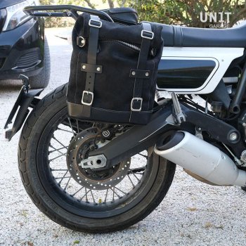 Seitentasche Canvas + rechter Hilfsrahmen Ducati Scrambler