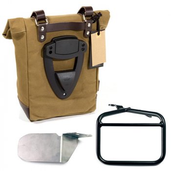 Seitentasche Canvas + rechter Hilfsrahmen Ducati Scrambler