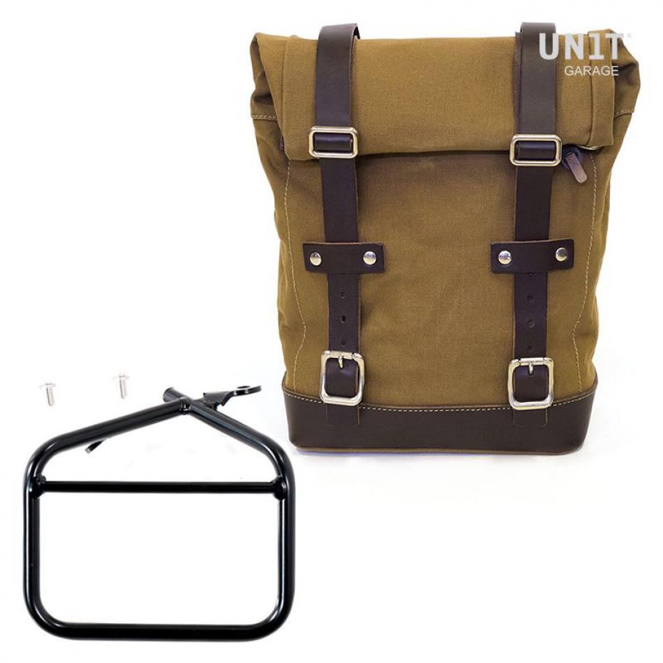 Segeltuch-Seitentasche + Scrambler-Rahmen der Ducati-Reihe