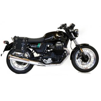 Canvas Seitentasche + Guzzi V7 DX Rahmen
