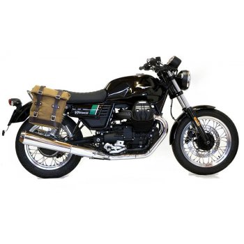 Canvas Seitentasche + Guzzi V7 DX Rahmen