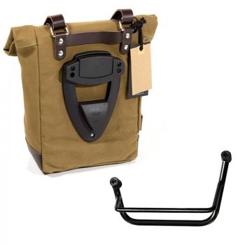 Seitentasche Canvas + Guzzi V85 TT Hilfsrahmen